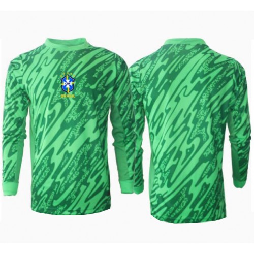 Brasilien Målvakt Hemmatröja Copa America 2024 Långärmad